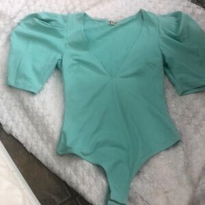 Free People Bodysuit Intimately Va Va Voop SS